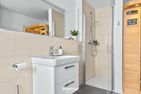  Ferienwohnung Nordseeresort43b Schnieke Bude Büsum Büsum - Badezimmer