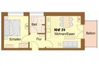 Strand Residenz Ferienwohnung *SonnenOase* Wittdün auf Amrum - Grundriss der Sonnenoase in Wittdün auf Amrum