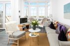 Residenz am Meer 24D Lummerland Billstraße - Wohnzimmer