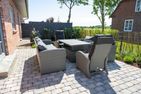  Nordseehaus Föhr Hausteil 2 Borgsum - Terrasse