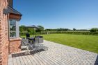  Nordseehaus Föhr Hausteil 1 Borgsum - Gartenblick