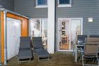  Ferienhaus Koje 23 Olpenitz Ostseeresort Olpenitz - Terrasse