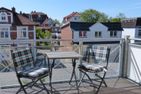 Strand Residenz Ferienwohnung *SonnenOase* Wittdün auf Amrum - Balkon der Sonnenoase in Wittdün auf Amrum