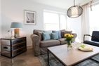  Ferienhaus Hamptons Beach House Olpenitz Ostseeresort Olpenitz - Wohnzimmer