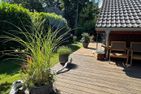  Ferienhaus Kiek in Glücksburg Flensburger Förde - Terrasse