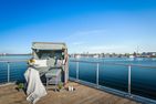  Ferienhaus Blau im Meer Olpenitz Ostseeresort Olpenitz - Terrasse