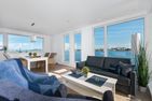  Ferienhaus Blau im Meer Olpenitz Ostseeresort Olpenitz - Wohnzimmer