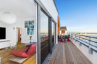  Ferienwohnung Art and Soul Penthouse, App. 27 Olpenitz Ostseeresort Olpenitz - Terrasse