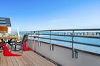  Ferienwohnung Art and Soul Penthouse, App. 27 Olpenitz Ostseeresort Olpenitz - Terrasse
