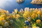  (14) Villa Kunterbunt am See in Schweden - 2 Häuser in einem Paket Smaland - 10.000m² Seegrundstück mit viel Platz