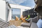  HP 4-5 / Kbm 2 FW Hafenperle, App. 40 Ostseeresort Olpenitz - Terrasse