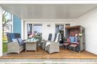  Ferienwohnung Klabautermann Ostseeresort Olpenitz - Terrasse