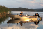 See Saljen, (16) Ferienhaus Nabben in Schweden am See zum Angeln (Paket mit Haus 32 möglich, dann bis zu 12 Personen) Smaland - Optionales Extra: 25 PS Linder Sportsmann 445 mit Echolot HELIX 7 SI GPS