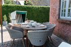  Reet Lodge Nieblum - Terrasse