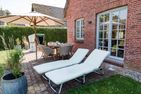  Reet Lodge Nieblum - Terrasse