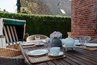  Reet Lodge Nieblum - Terrasse