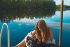  (31) Ferienhaus am See mit eingezäuntem Grundstück und Boot Smaland - 