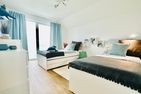  Ferienwohnung Surfbude Olpenitz Ostseeresort Olpenitz - Schlafzimmer