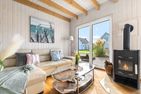  Ferienhaus Meeresmuschel Olpenitz Ostseeresort Olpenitz - Kamin-/Ofen