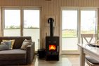  Ferienhaus Ostsee Lodge Olpenitz Ostseeresort Olpenitz - Kamin-/Ofen