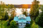  (15) Kristallvilla am See in Schweden - 2 Häuser in einem Paket Smaland - Blick über die Kristallvilla in Schweden und den See