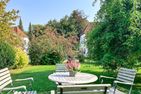  Gästehaus Karstadt Boltenhagen - Garten mit Gartenmöbeln