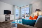  Ferienwohnung Meereskieker Olpenitz Ostseeresort Olpenitz - Wohnzimmer