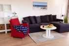 Haus Nordseeperle Meerblick Apartment 11 Duhnen - Wohnzimmer