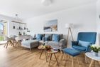  Ferienhaus Strandbude Olpenitz Ostseeresort Olpenitz - Wohnzimmer