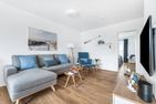  Ferienhaus Strandbude Olpenitz Ostseeresort Olpenitz - Wohnzimmer
