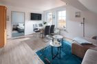  Haus Bielefeld Ferienwohnung 28 Norderney - Wohnzimmer
