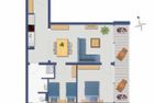 Inseltörn Wohnung 7 Büsum - Grundriss