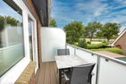 Inselzeit Wohnung 4 Büsum - Balkon