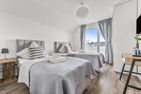  Ferienwohnung Sunset Suite Olpenitz Ostseeresort Olpenitz - Schlafzimmer