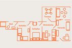Villa Altmanns Wohnung Swantje Zentrum - Grundriss
