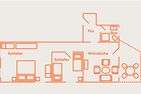 Villa Altmanns Wohnung Peterke Zentrum - Grundriss