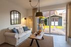  Ferienhaus Seesucht Krummhörn - Wohnzimmer