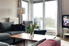  Ferienwohnung "Traumblick" mit Dachterrasse 350 m zum Strand Scharbeutz - Wohnzimmer