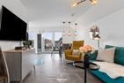  Ferienwohnung Nordseeresort19b Fischers Koje Büsum Büsum - Wohnzimmer