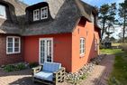 Hüs Sanskiin Ferienwohnung *Aawerkant* Süddorf auf Amrum - Fassade / Eingang