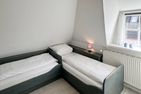 Hüs Sanskiin Ferienwohnung *Eerdglüper* Süddorf auf Amrum - Schlafzimmer