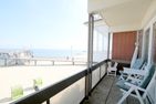 Sandwall 11a, Whg. 4 "Gästehaus Gorch Fock" Wyk - Balkon mit Blick zum Meer