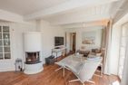  Haus Friesenliebe Nieblum - Beobachten Sie das Feuer im Kamin. Gleichzeitig wird die Wärme in den Speichersteinen aufgenommen.