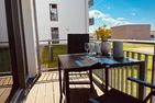  Ferienwohnung Strandbude, App. 4 Olpenitz Ostseeresort Olpenitz - Terrasse