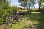  Haus Pesel - Abendsonne Norddorf - Fahrradständer am Haus Pesel in Norddorf