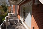  Haus Roseneck Wohnung 8 Norderney - Balkon