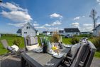  Ferienhaus Marina Flair Olpenitz Ostseeresort Olpenitz - Terrasse
