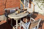 Haus Pesel Ferienwohnung *Reethuk* Norddorf auf Amrum - Terrasse