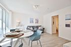 Ferienanlage Bergstraße 62 Ferienhaus Bergstraße 62 Appartement 5 Tide am Park Timmendorfer Strand - Wohnzimmer