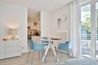 Ferienanlage Bergstraße 62 Ferienhaus Bergstraße 62 Appartement 5 Tide am Park Timmendorfer Strand - Wohnzimmer